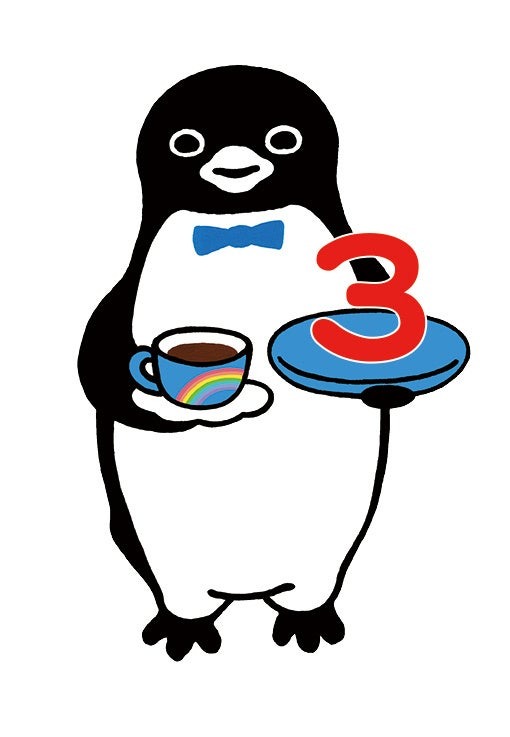 Suicaペンギンの作者・坂崎千春氏 年内最後の展覧会〈ペンギン