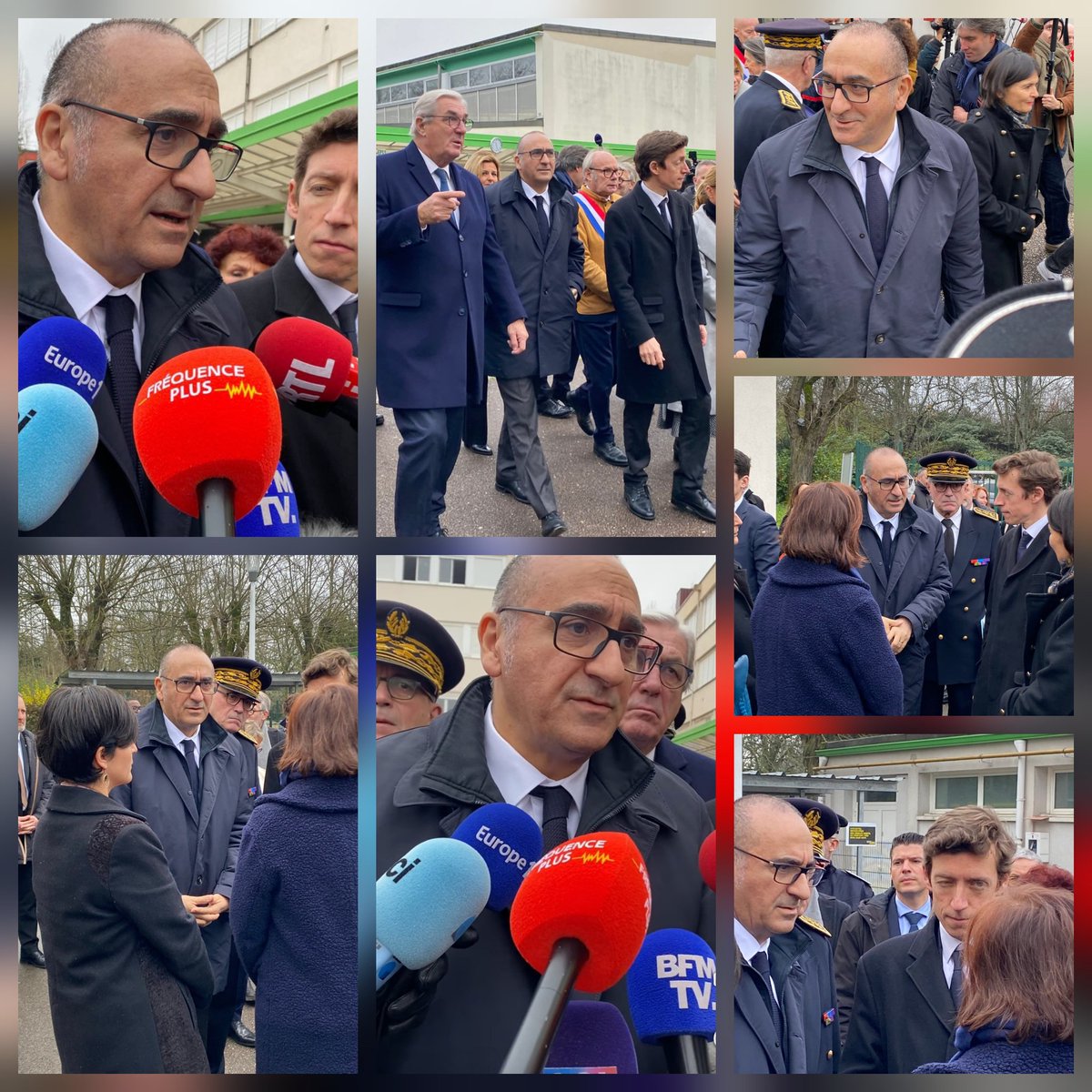 Charlie était à Dijon pour le déplacement du Ministre de l’intérieur, Laurent NUÑEZ, et du ministre de l’éducation, Edouard GEFFRAY, venuent decouvrir les dégâts du Collège Champollions suite à l’incendie criminel de vendredi.

🟥 Fréquence Plus  🔸️ FM 🔸 ️Dab + 🔸️ IP
