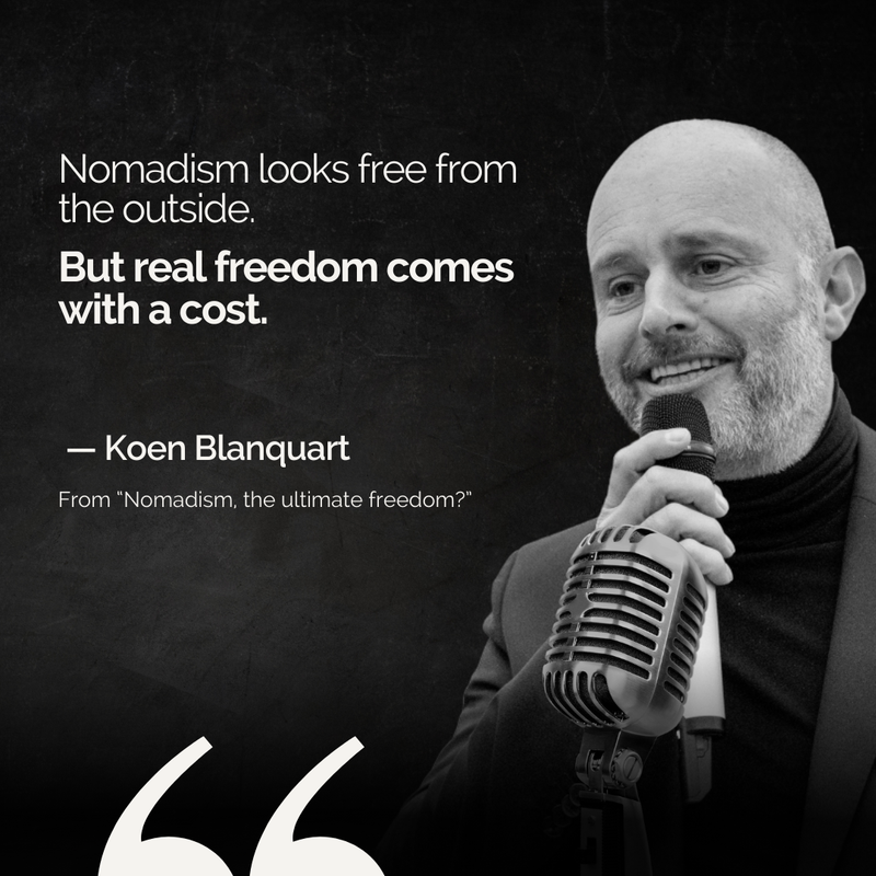 kblanqua's tweet photo. Nomadism looks effortless from afar, but anyone who’s lived it knows freedom isn’t free. It demands tradeoffs, resilience, and a willingness to rewrite your life on the road.
#KoenBlanquart #TheSuitcaseOffice #RemoteWork #DigitalTransformation #AsynchronousWork #Entrepreneur https://t.co/SBQu68juim