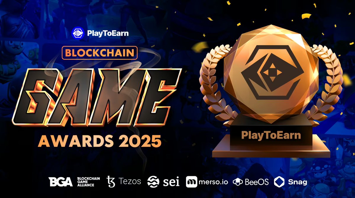 🎉 The PlayToEarn Blockchain Game Awards 2025: Winners Revealed! 🎉

Find out who the top crypto games, content creators, gaming guilds and ecosystems are that won big at the Blockchain Game Awards, with $2.5+ million in prizes! 🏆💫

Discover this years champions 🧵👇