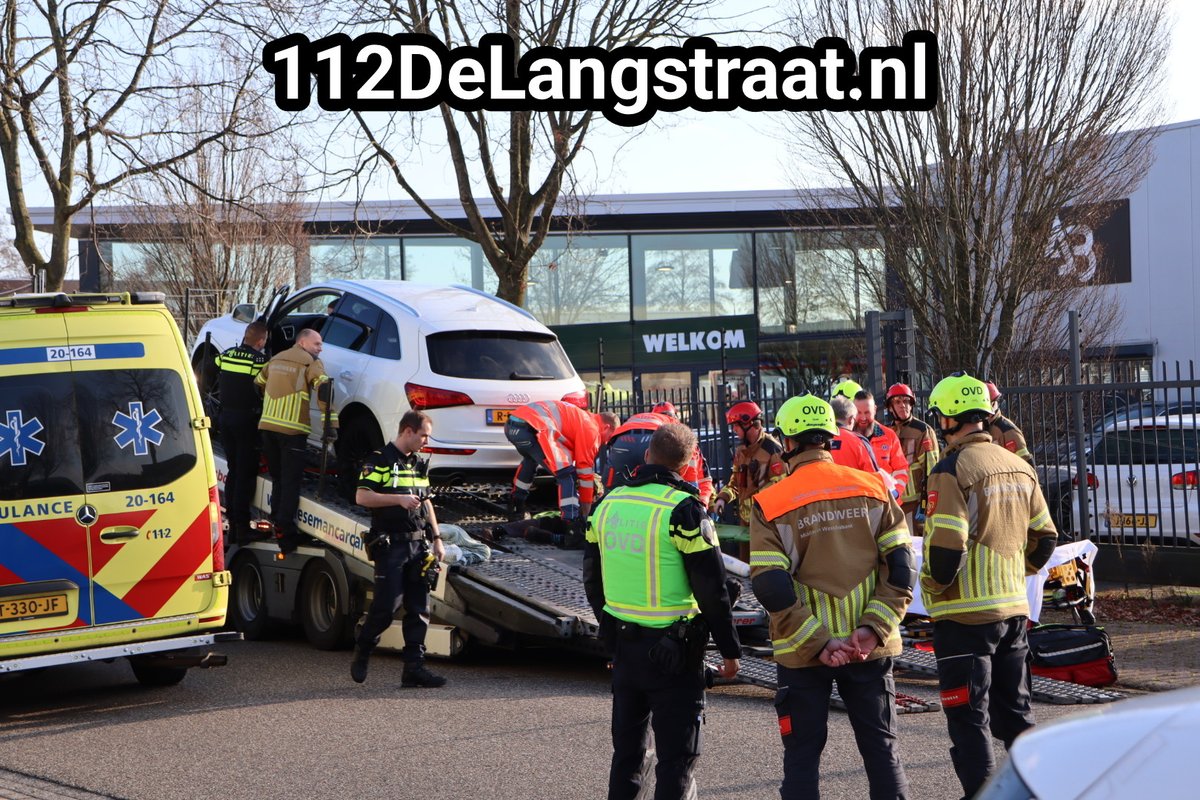 Man zwaargewond bij ongeval Havenweg Waalwijk