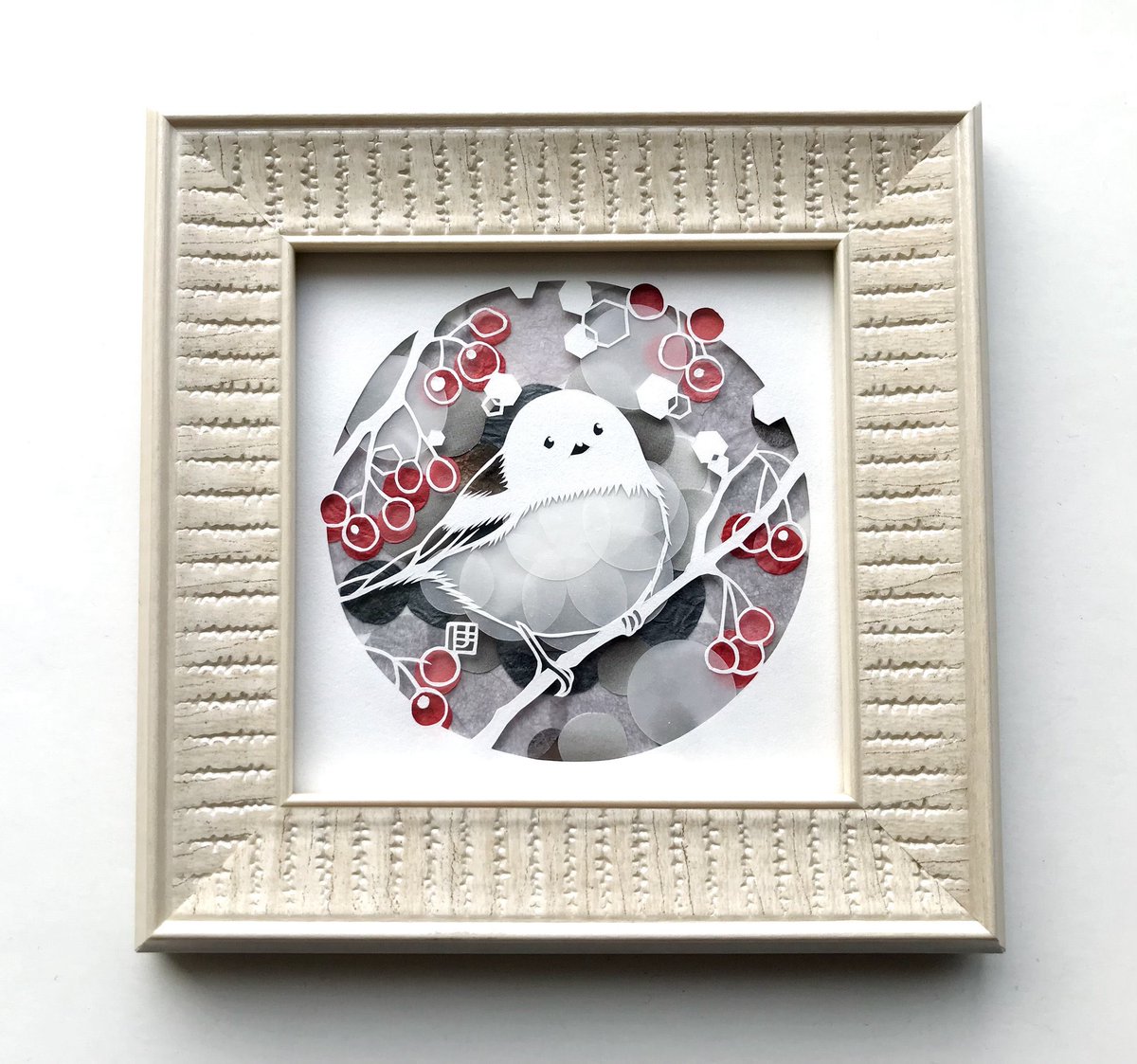 雪❄️シリーズ。
冬作品はあまり作らないので貴重。
#切り絵