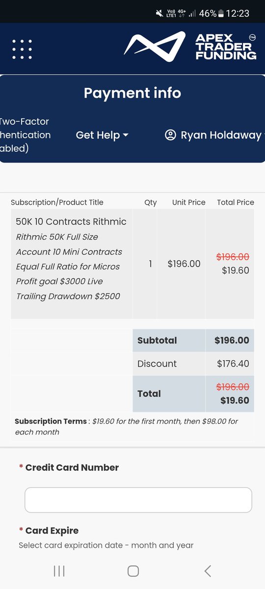 90% OFF ALL APEX ACCOUNTS!

$50k account for only $19.60 😯

Only 1 day 17 hours left!

DON'T MISS OUT!

Buy your challenge NOW using code SAVENOW 👇

apextraderfunding.com/member/aff/go/…