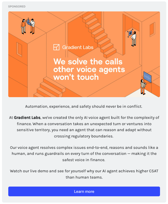 Gradient Labs tweet media