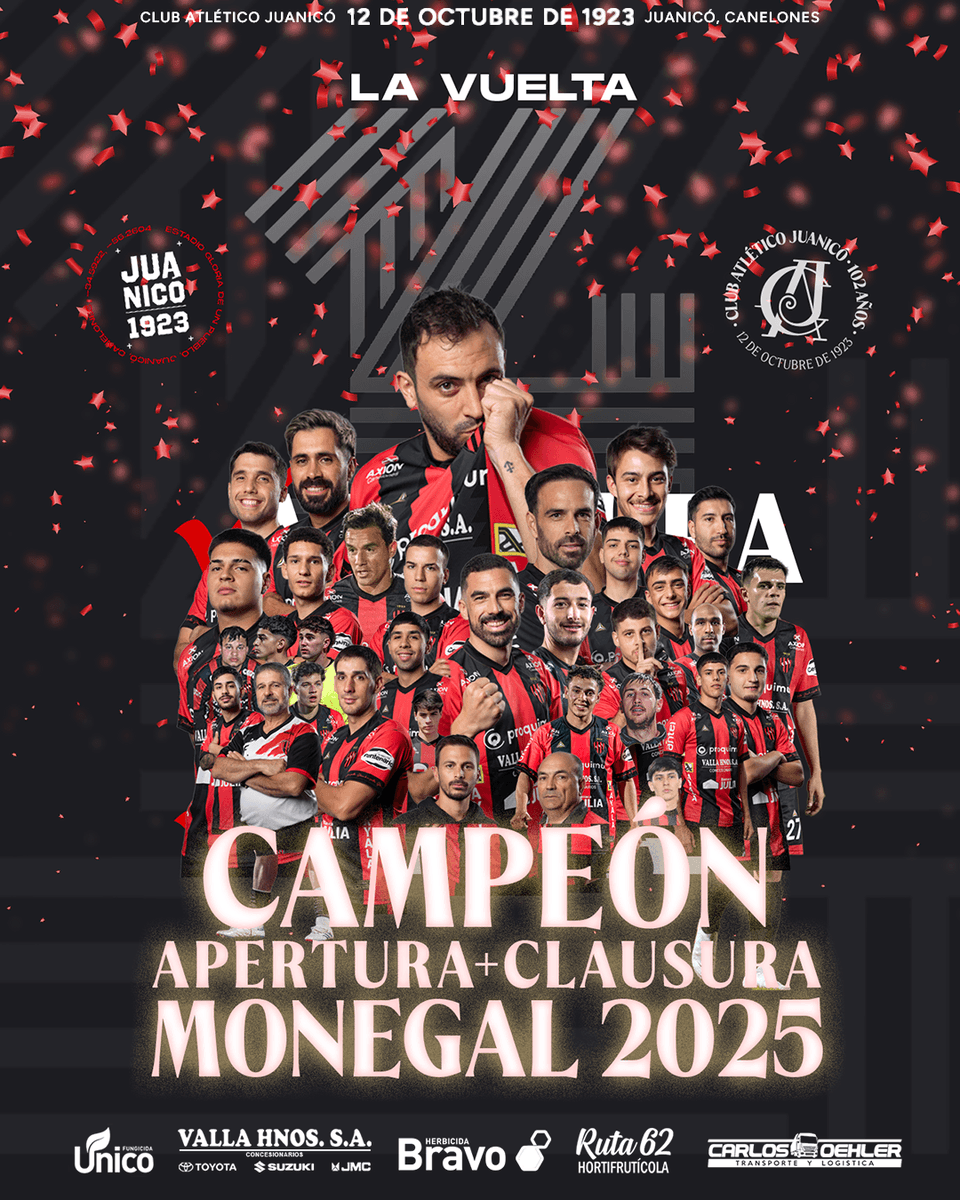 OficialCAJ's tweet photo. 🔴⚫️ SOMOS CAMPEONES

#LaVuelta14 https://t.co/Coxje0UQdM