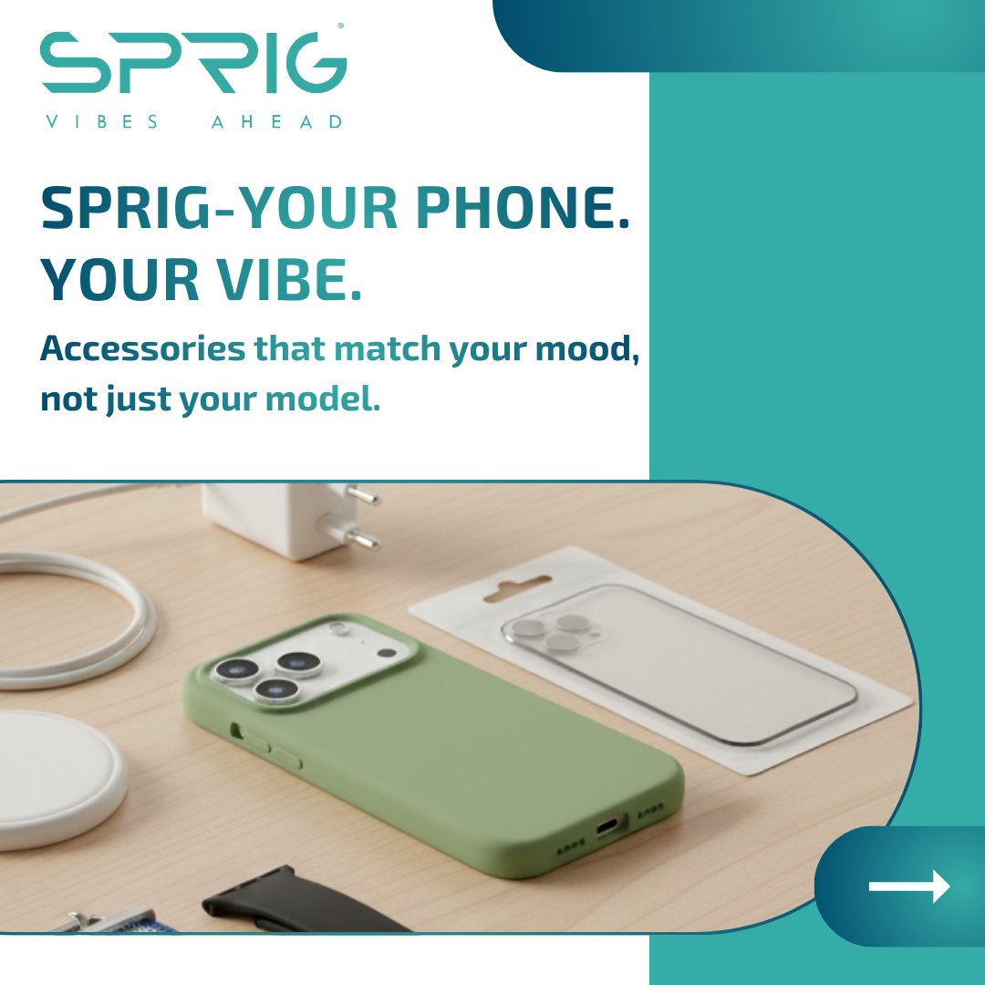 StoreSprig's tweet image. SPRIG - Your phone. Your vibe. 💜 Accessories that match your mood, not just your model. Vibes Ahead.

#Sprig #VibesAhead #backcase #Upgrade #ClearCase #Chargers #Cables #StyleUpgrade #NewDrop #trendingpost #NoCapSprig #SprigIndia