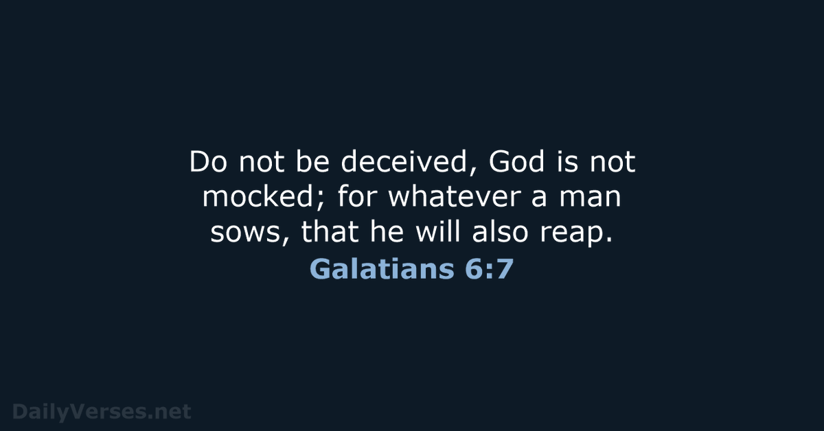 RickHaasl's tweet image. #WOD~Galatians 6:7
We become what we accumulate the most...

Handling disagreements in a way that disrespects others doesn't accumulate value—it accumulates bitterness and disrespect. #SomethingToThinkAbout

@bobgoff #LiveInGraceWalkInLove
#Life101_2025 ⏳ #Fix 💪🏼