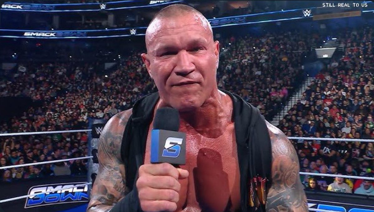 stillreal2us's tweet image. John Cena: **retired**

AJ Styles: **retiring**

Randy Orton: “I’m not f*cking leaving!”