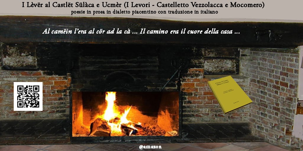 I Lèvër al Castlët Sülàca e Ucmèr
(I #Levori - #Castelletto #Vezzolacca e #Mocomero) 
poesie in prosa in dialetto piacentino con traduzione 
Il libro racconta la vita nel dopoguerra nell’alta #ValTolla (ora Val d’Arda)

#bookstagramitalia #TheWriters_Heaven #writerscommunity
