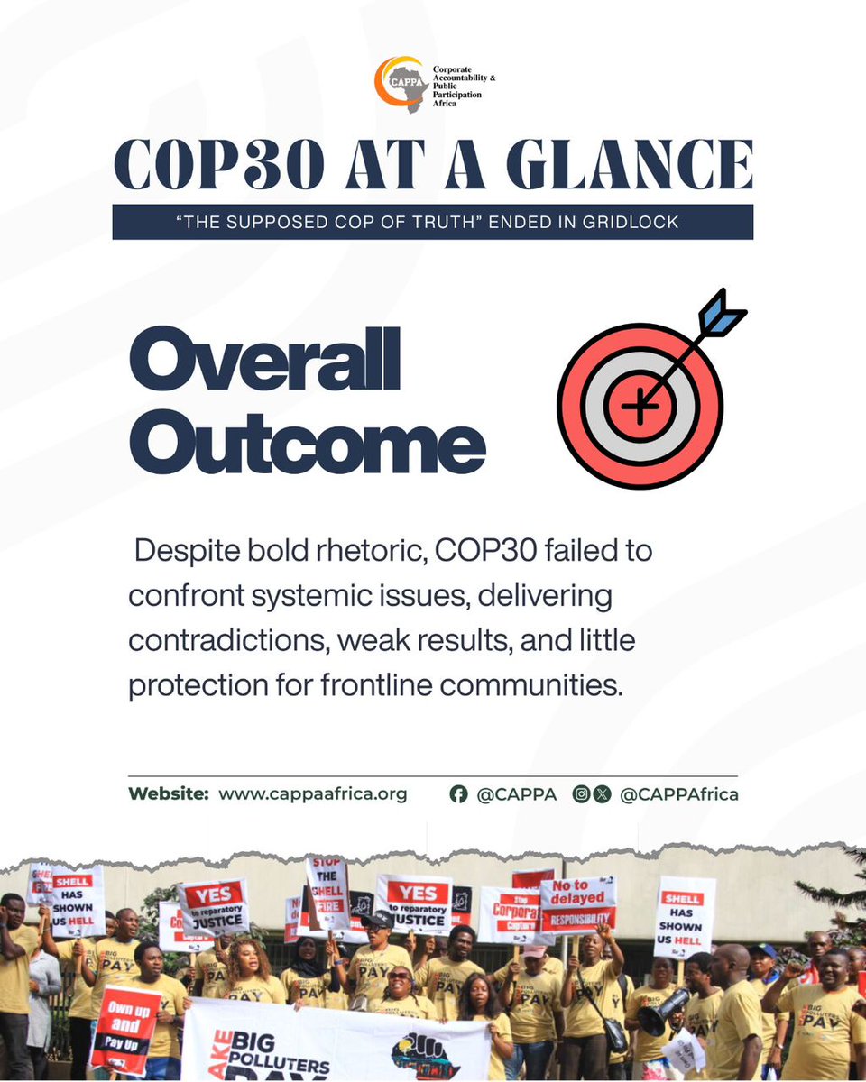 Did you miss #cop30 ?  Here is a visual roundup of the major outcomes. The acclaimed <a href="/COP/">Cop</a> of truth, wasn't different after all.