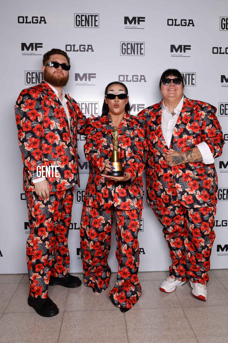 genteonline's tweet image. Los ganadores del Martín Fierro a Mejor Programa Semanal (y sus looks que se llevaron todas las miradas)