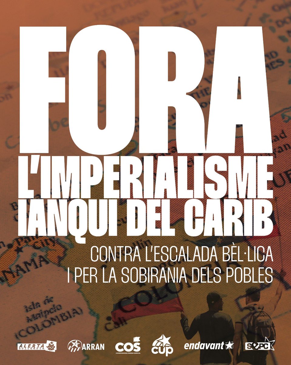 Contra l’escalada bèl·lica i per la sobirania dels pobles

👊 FORA L'IMPERIALISME IANQUI DEL CARIB 👊

Comunicat de l'Esquerra Independentista sobre la situació a Veneçuela i el Carib