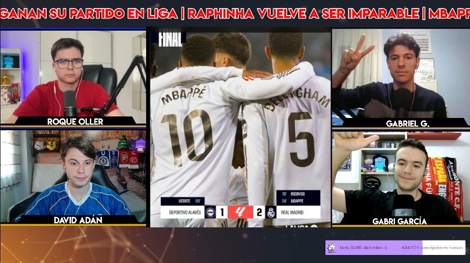 ⚔️ ¡EMPEZAMOOOOS!

🔥 MADRID y BARÇA ganan: Así queda la CLASIFICACIÓN
😬 MBAPPÉ y RODRYGO dan aire a XABI ALONSO
🔵🔴 RAPHINHA vuelve a ser determinante
🇪🇸 Repaso J16 LaLiga + XI IDEAL ⭐️
 
💜 twitch.tv/agorafutbol