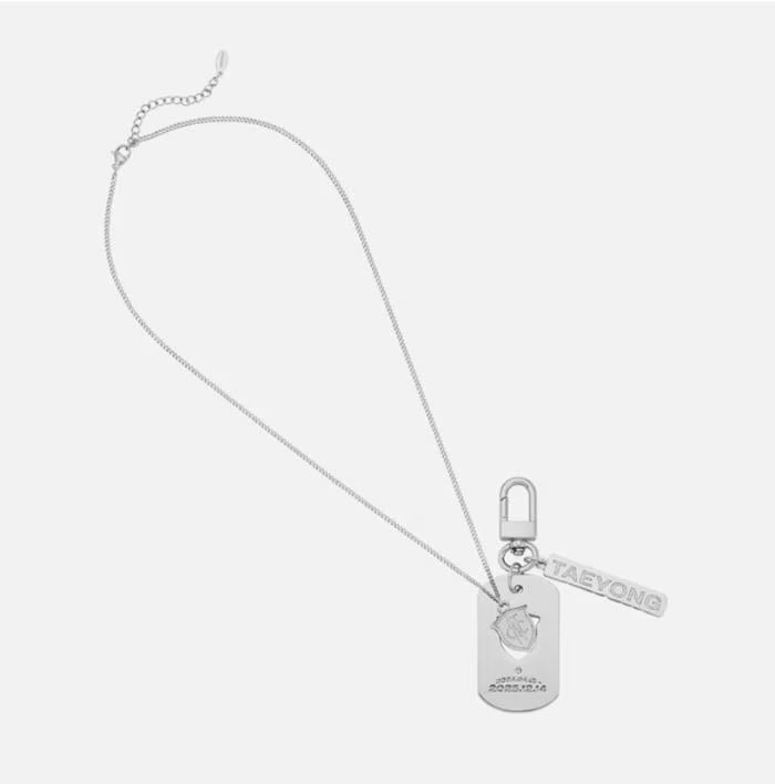 TAEYONG(NCT) NECKLACE & TAG KEYRING [ TAEYONG WELCOME BACK SET MD