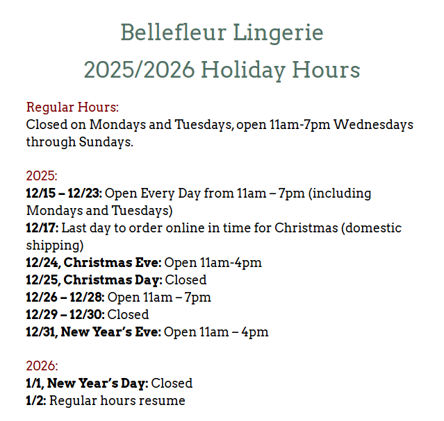 ShopBellefleur's tweet photo. We will be open Mondays and Tuesdays now through Christmas. We are also open on Christmas Eve from 11-4. Of course, https://t.co/XRR1RZUaet is open 24/7!

We've got new arrivals, and restocks of sizes, coming in daily, including NEW Red sets! - https://t.co/lYBj1shQRa https://t.co/7zhwKUU679