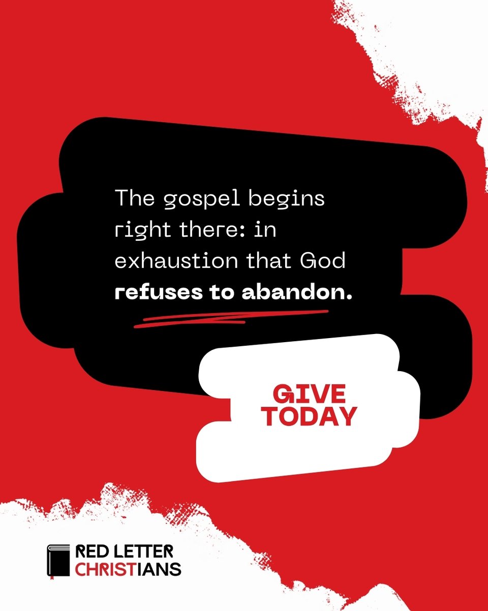 RedLetterXians's tweet image. God meets us in our weariness and refuses to abandon us there. As we enter a new year, we remain committed to showing up for a weary world with hope.
Help us carry this witness forward.
🔗 RedLetterChristians.org/GIVE
#Advent #Hope #GiveBack