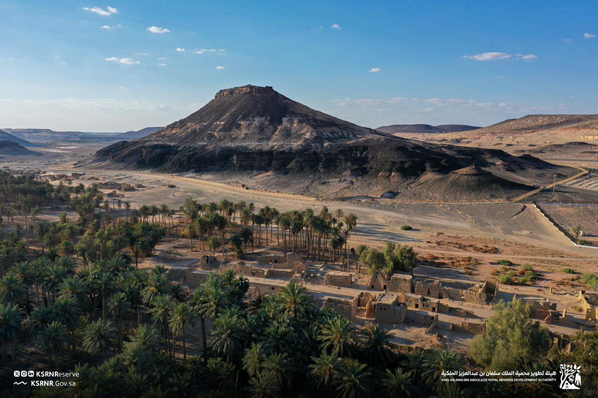 "قرية كاف" من الشواهد الأثرية والتاريخية 
في #محمية_الملك_سلمان_بن_عبدالعزيز_الملكية بمنطقة الجوف