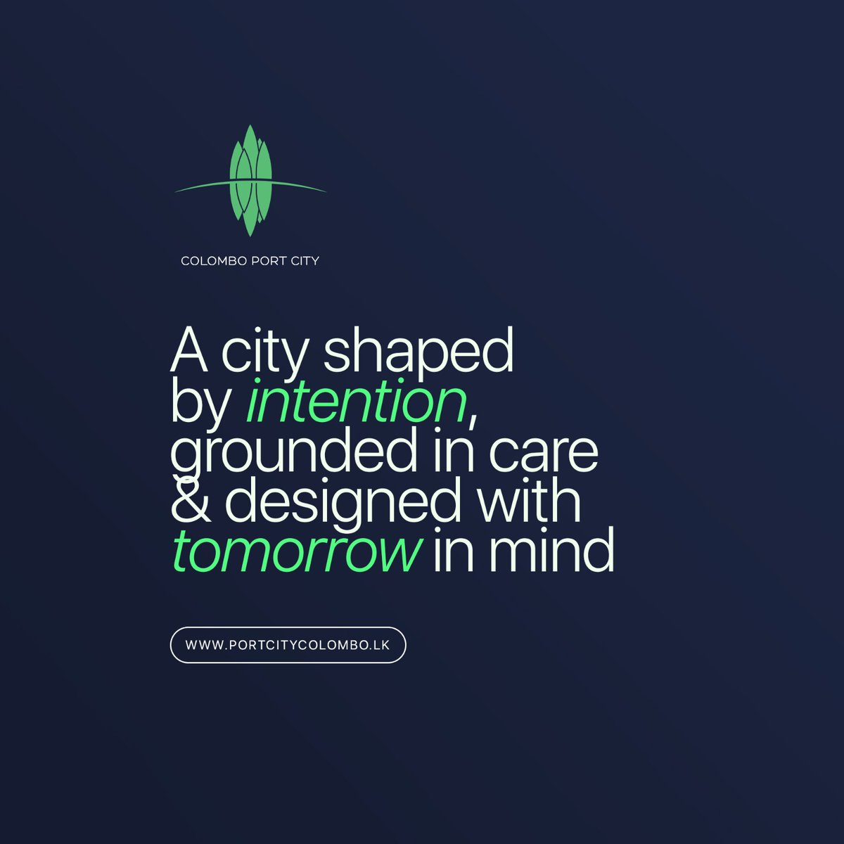 Port City Colombo tweet media
