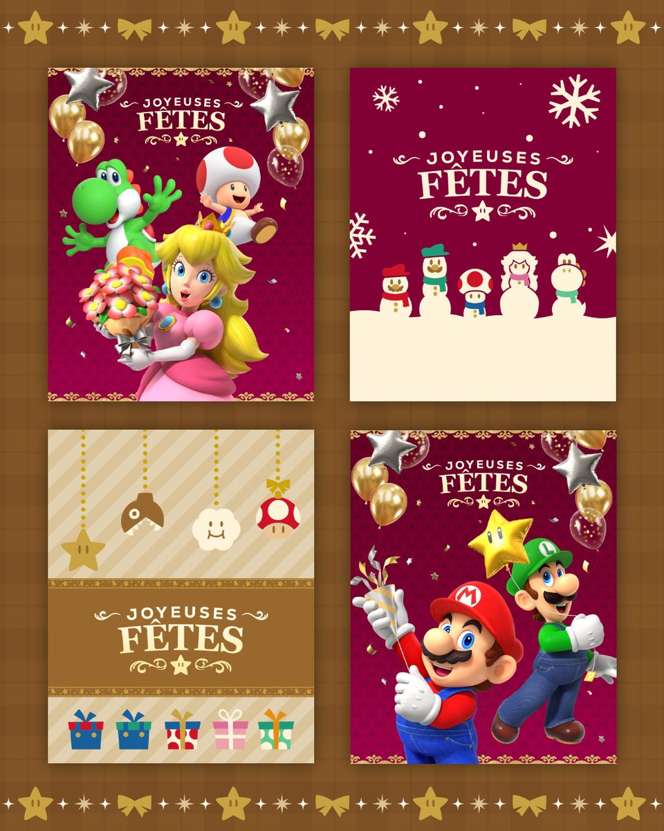 NintendoFrance's tweet photo. Laissez Mario et ses amis vous aider à exprimer vos meilleurs vœux à vos proches avec ces cartes à imprimer !

Téléchargez-les ici :
https://t.co/paslhGzsPG https://t.co/sCfhEc0KqT