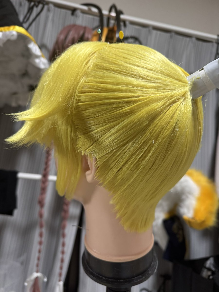 はじめての結い上げ貼り付け！！
満足！！！！