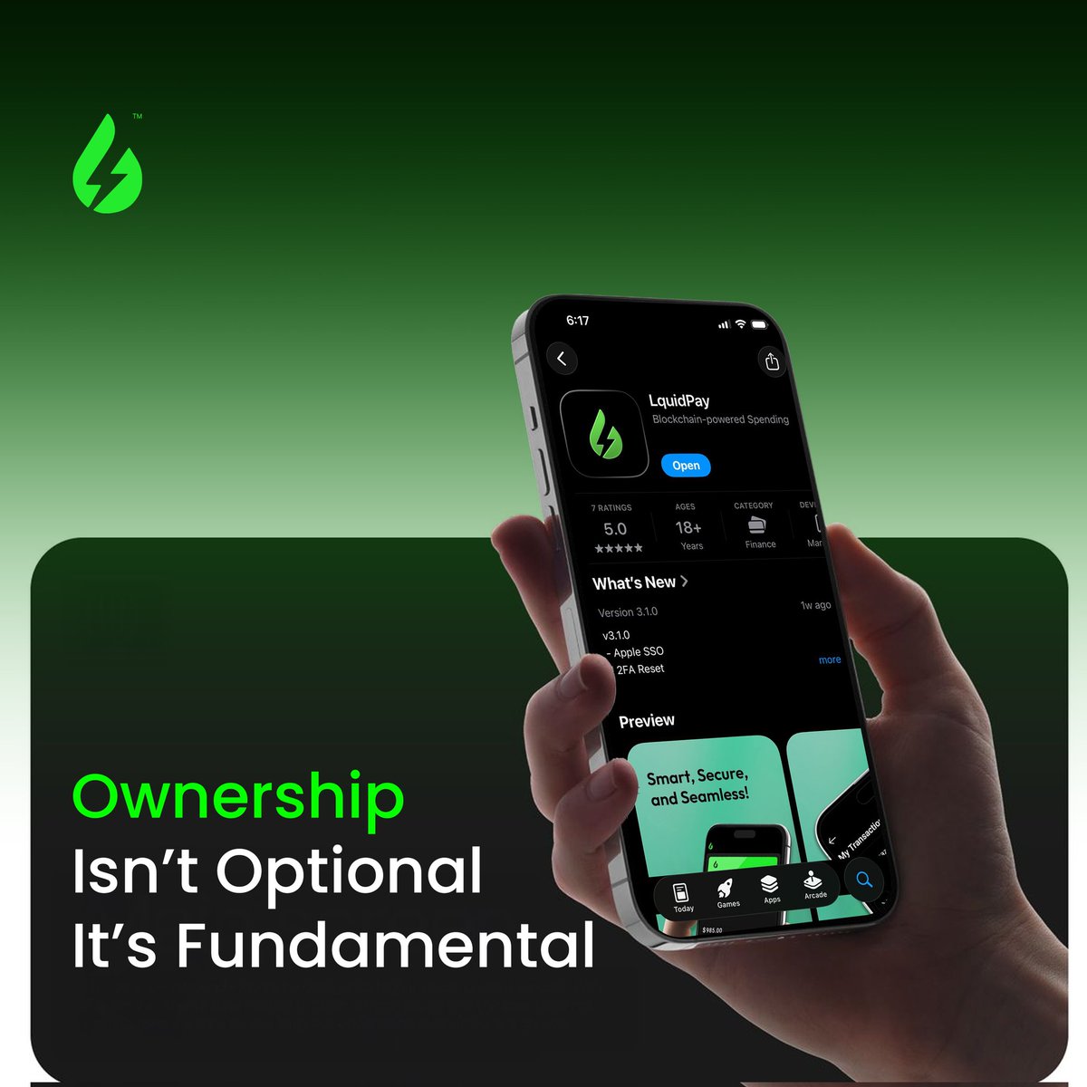 ShavezBtcc's tweet image. LQUIDPAY is built on self-custody.
You control the keys, the assets, and every transaction — on-chain, verifiable, and secure.

This is Deobanking without surrender.

#ShavezAhmedSiddiqui #SelfCustody #Deobank #OnChainFinance #CryptoUtility #FinancialSovereignty #LQUIDPAY