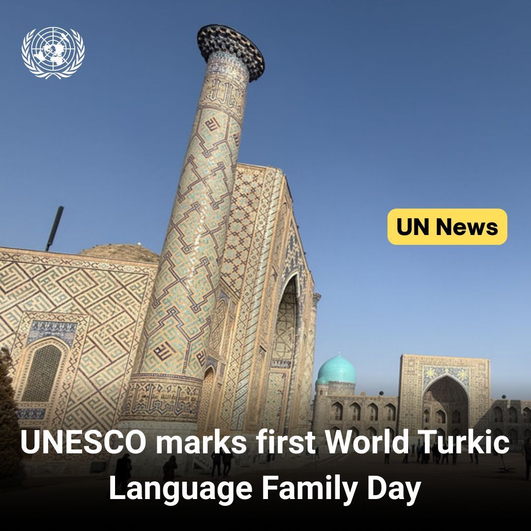 🗣️Today, 15 December, <a href="/UNESCO/">UNESCO 🏛️ #Education #Sciences #Culture 🇺🇳</a> celebrates the shared heritage of Turkic languages, spoken by over 200 million people across Eurasia.

The new observance highlights multilingualism, cultural diversity, and dialogue among civilizations.

buff.ly/YwpNGPO