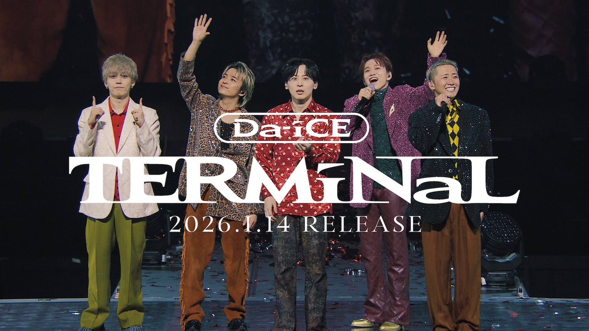 Da-iCE DVDset（不足あり） お知らせ】 2026年1月14日(水)発売 New Album『#TERMiNaL』収録 『Da