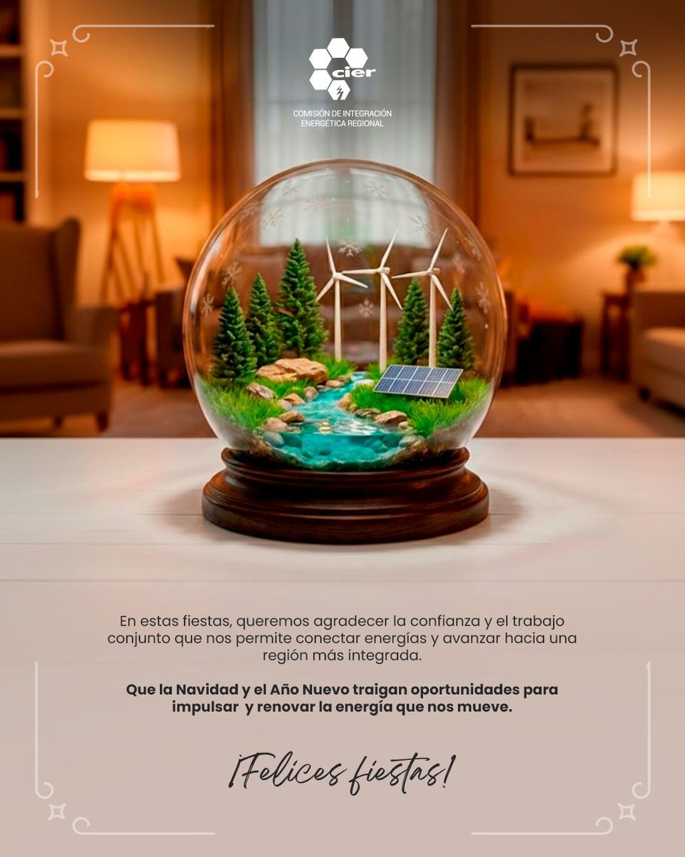 ¡𝗙𝗲𝗹𝗶𝗰𝗲𝘀 𝗙𝗶𝗲𝘀𝘁𝗮𝘀 𝘆 𝘂𝗻 𝗽𝗿𝗼́𝘀𝗽𝗲𝗿𝗼 𝗔ñ𝗼 𝗡𝘂𝗲𝘃𝗼! 🎄🎆

𝘎𝘳𝘢𝘤𝘪𝘢𝘴 𝑝𝘰𝘳 𝘴𝘦𝘳 𝑝𝘢𝘳𝘵𝘦 𝘦𝘴𝘦𝘯𝘤𝘪𝘢𝘭 𝘥𝘦 𝘦𝘴𝘵𝘢 𝘨𝘳𝘢𝘯 𝘤𝘰𝘮𝘶𝘯𝘪𝘥𝘢𝘥 𝘦𝘯𝘦𝘳𝘨𝘦́𝘵𝘪𝘤𝘢 ✨