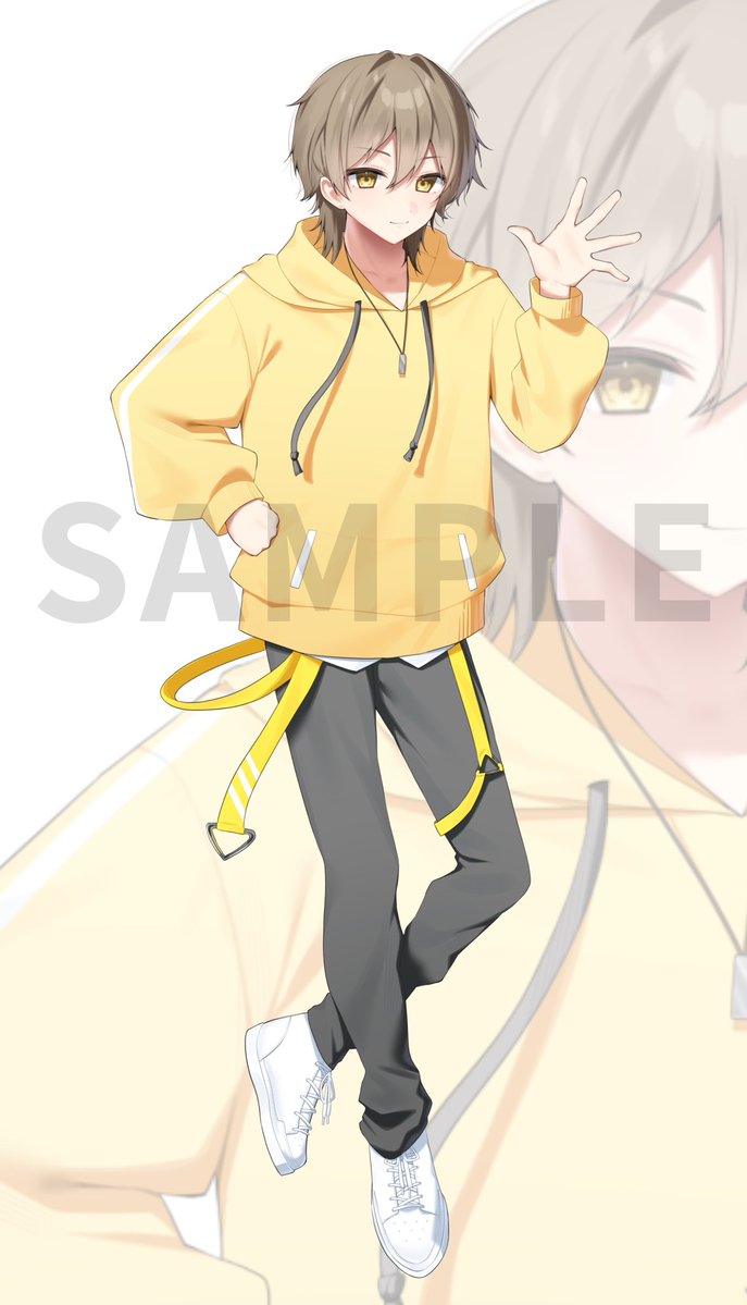 こん様(@ Kondayo12101029 )の立ち絵担当いたしました！ #有償依頼