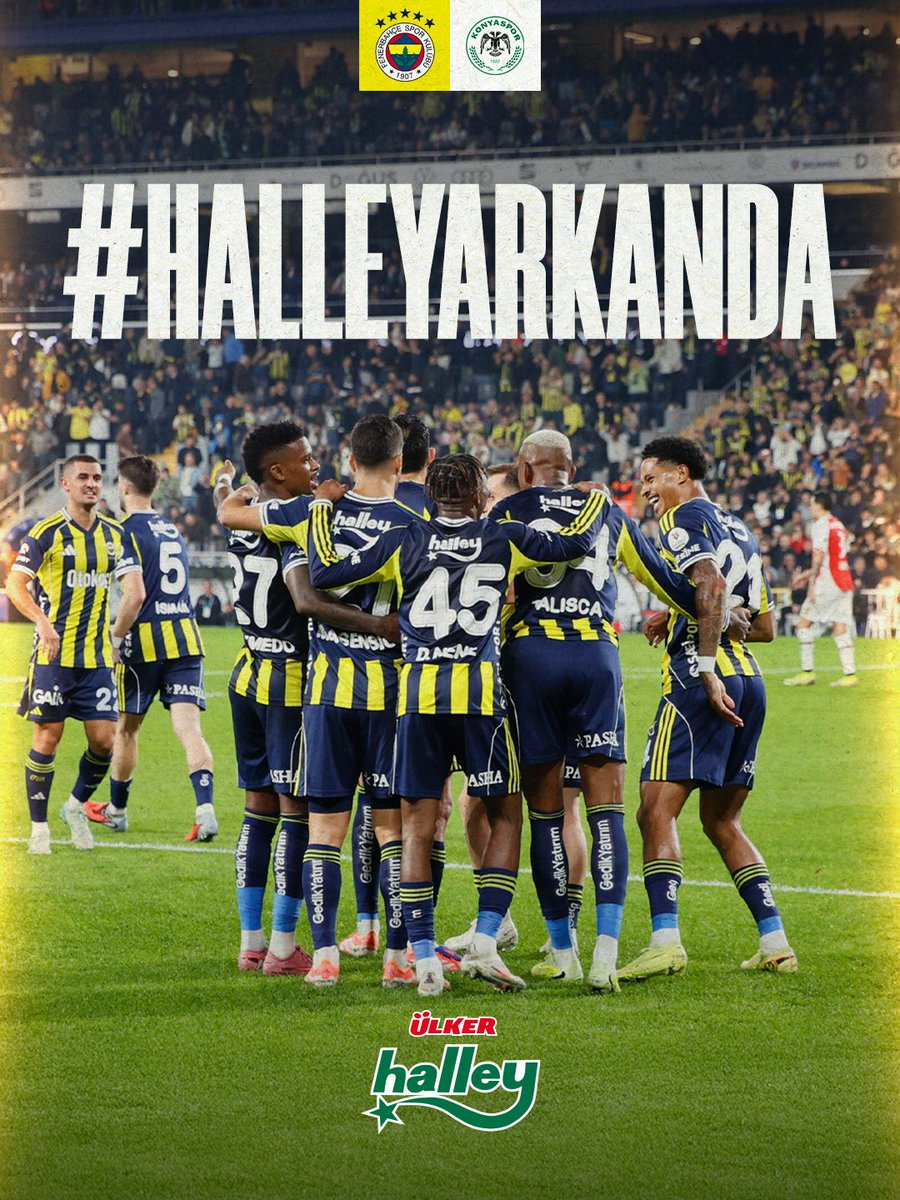 halleyarkanda's tweet image. Mücadelende, her adımında, her sevincinde #HalleyArkanda

Başarılar Fenerbahçe! 💛💙