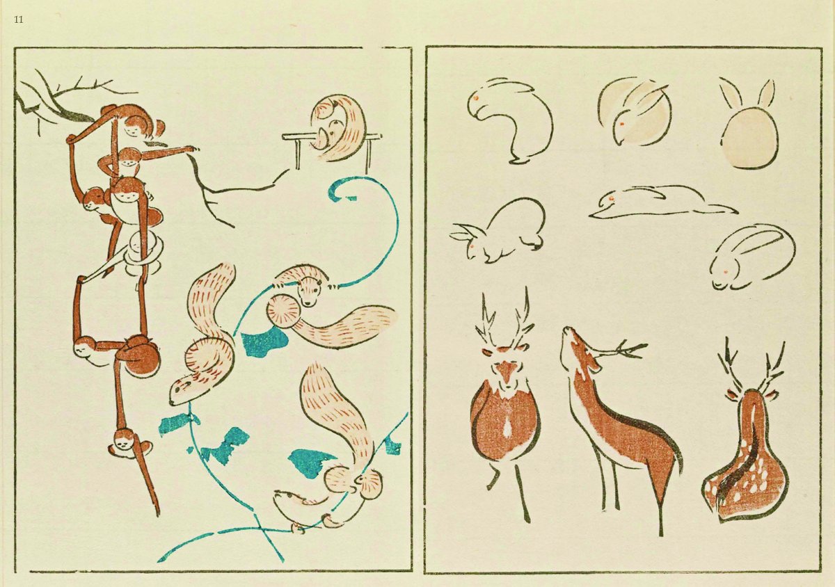 unsodo_hanga's tweet image. 1年間、大河ドラマ「べらぼう」にて、芸艸堂も様々なお手伝いをさせていただきました。ありがた山です！
さて、最終回では剃髪した姿で登場していた北尾政美。このあと鍬形蕙斎を名乗り、津山藩の御用絵師になります。彼が描いた「略画」の世界は唯一無二！ぜひご覧ください。x.gd/8h7Wk