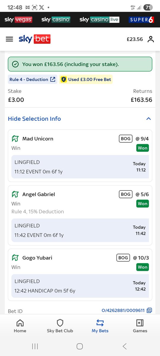 CraigSprigg's tweet photo. @myracingtips nice win off a free bet https://t.co/iHzGsxRt2K