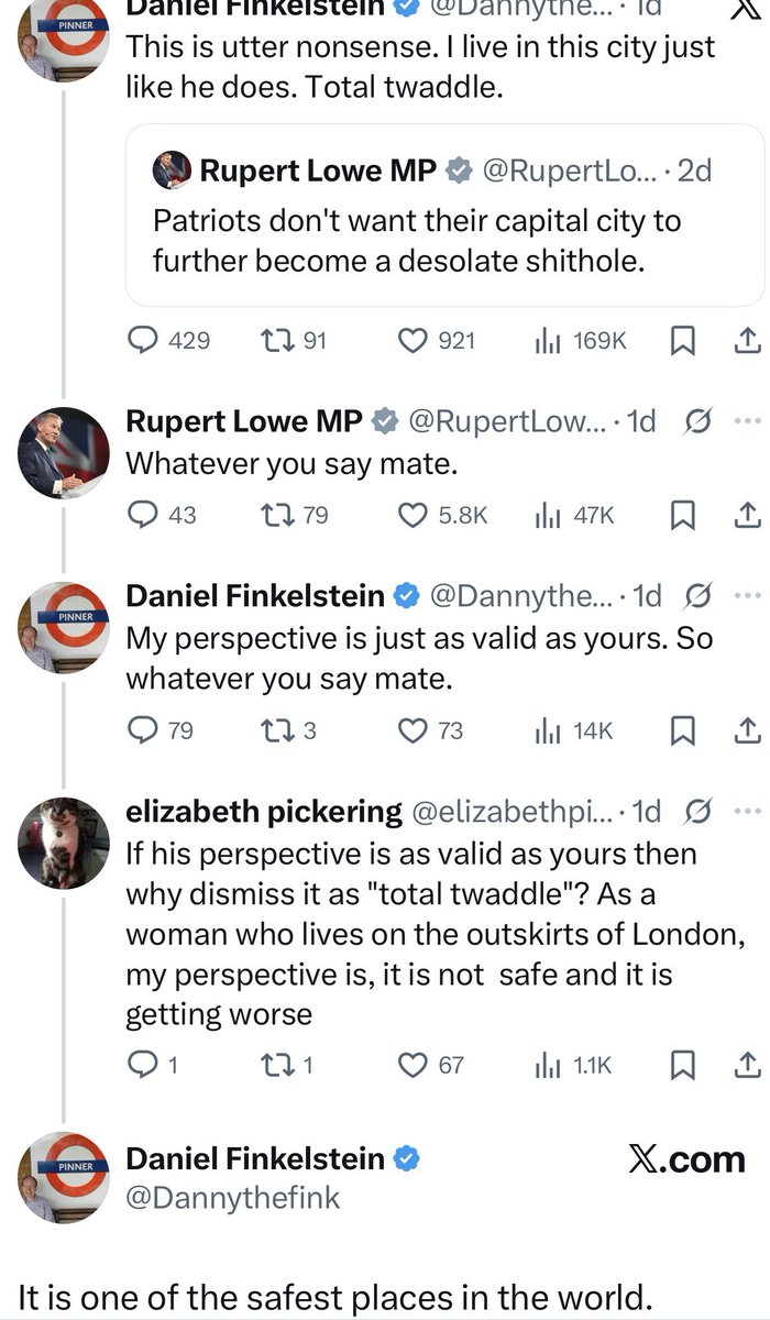 WorldByWolf's tweet image. This I’m afraid is why people are increasingly looking at Jews as a separate community to the English.

Yesterday @Dannythefink mocked @RupertLowe10 for saying London is dangerous. He said “it is one of the safest places in the world”.

Then when Jews are attacked on the other…