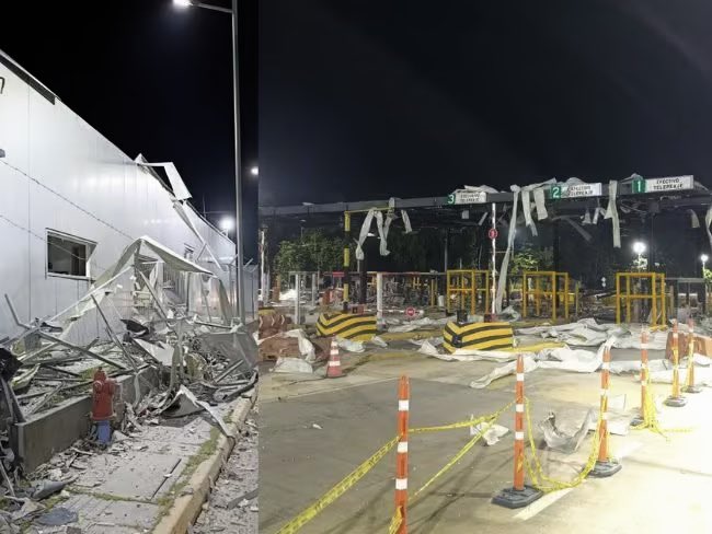 🚨El atentado terrorista en la madrugada en el peaje de Lizama es inaceptable. La violencia no puede seguir poniendo en riesgo a los ciudadanos ni afectando la tranquilidad del país. Solidaridad con los trabajadores y respaldo a las autoridades. Colombia necesita seguridad y paz.