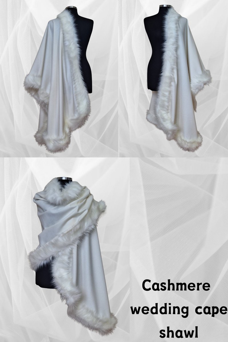 nadyamendik's tweet photo. Ivory Cashmere Bridal Shawl:-Handmade Wrap with Luxury Fur Trim - 80x29 Inches
https://t.co/zHVrWWPMR5
#WinterWeddingStyle #EveningWrap #ClassicFashion #HandcraftedBeauty #LuxuryShawl #etsyhandmade @Etsy https://t.co/ToiSihusnJ