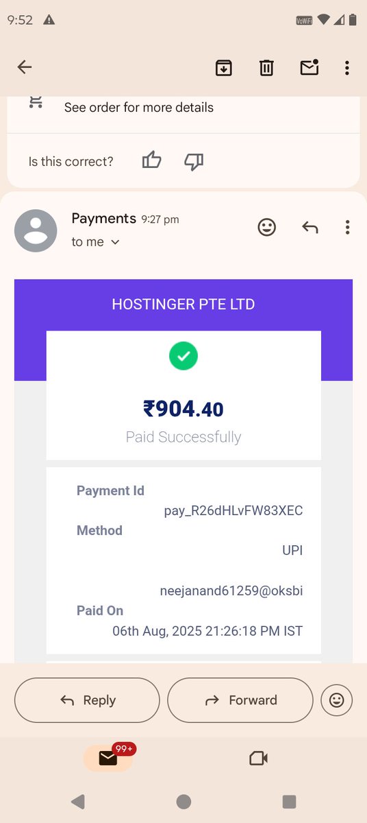 Neejanand47's tweet photo. @Hostinger Hi @Hostinger @HostingerIndia, I lost access to my 2FA and can’t log in to my account.
Please help me recover it.
Email: neejanand@outlook.com
Website: https://t.co/D4D2T7p0B3
Phone: 8968023850
Thanks,
Neejanand Parjapati https://t.co/R5JLt8P0yK
