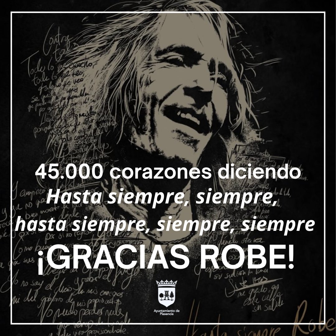 Cifras oficiales de la Policía Local de Plasencia: 45.000 personas. Había previsión de 30.000. Nadie se quedó fuera. El evento se alargó hasta las 12 de la noche. 14 horas.