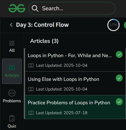 amanhaidry's tweet image. #Python from @geeksforgeeks 🚀
• Loops
• Using Else with Loops
• Practiced Problems of Loops
• Functions
• pass Statement
• Global and Local Variables

#365DaysOfCode #pythonprogramming #GeeksforGeeks #gfg #nationskillup #skillupwithgfg #365DaysOfCoding #Winterarc