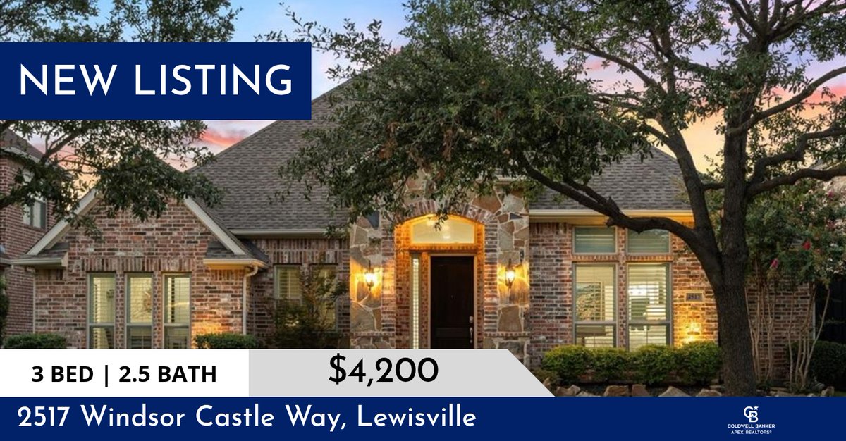 AmyClements5's tweet image. 📍 New Listing 📍 Take a look at this fantastic new property that just hit the market located at 2517 Windsor Castle Way in Lewisville. Reach out here or at (214) 763-0571 for more information

Amy Clements
Coldwell Banker Apex, Re... aclements.cbapex.com/for-lease/2517…