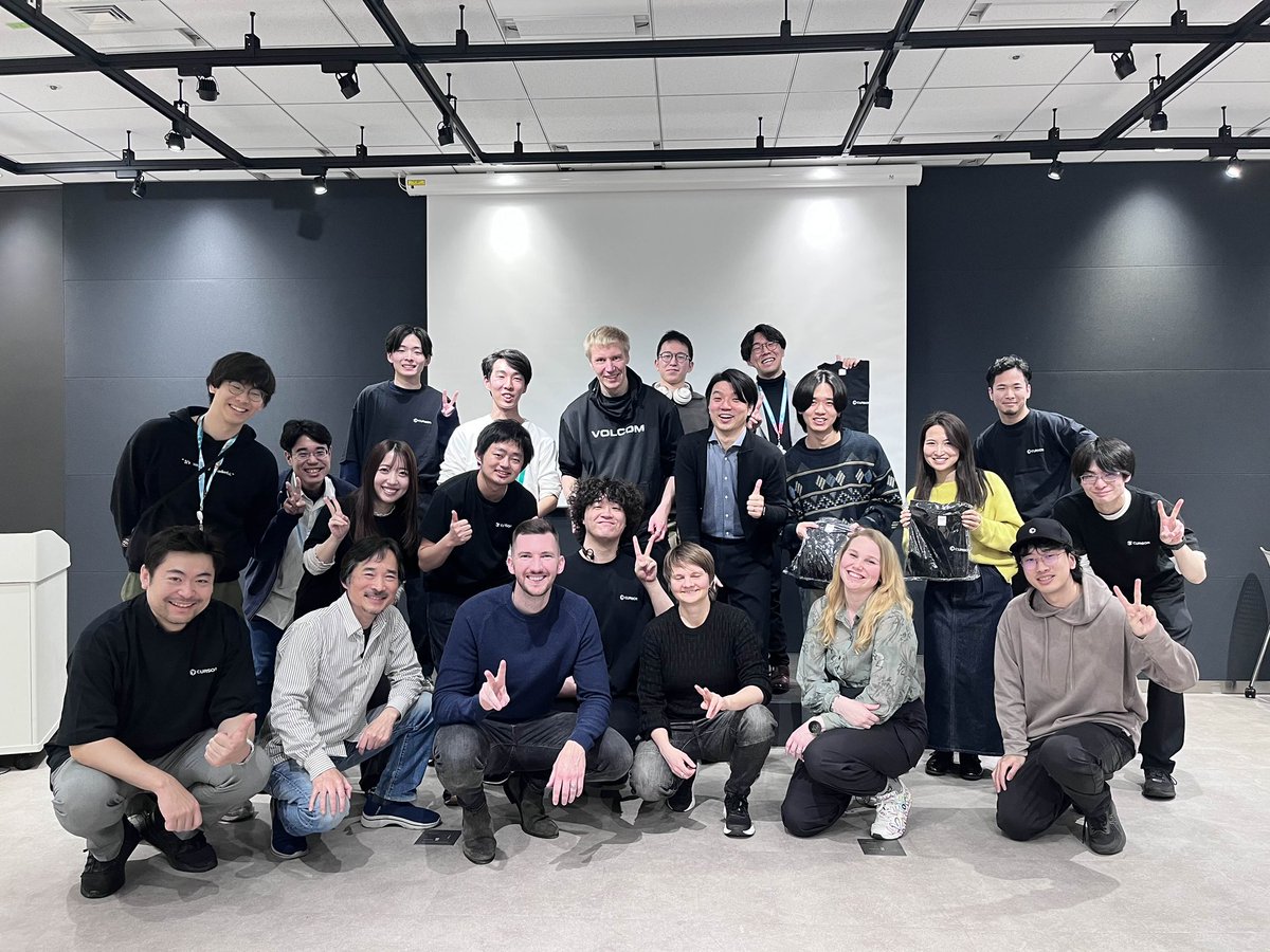 leerob from @cursor_ai came to Japan! Thank you so much for