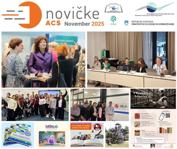 Preverite, kaj prinašajo novembrske e-Novičke Andragoškega centra Slovenije? 📚

✨enovicke.acs.si/2025/11/

#ACS2025 #izobraževanjeodraslih #vseživljenjskoučenje 

<a href="/TVUslo/">TVU Slovenija</a>