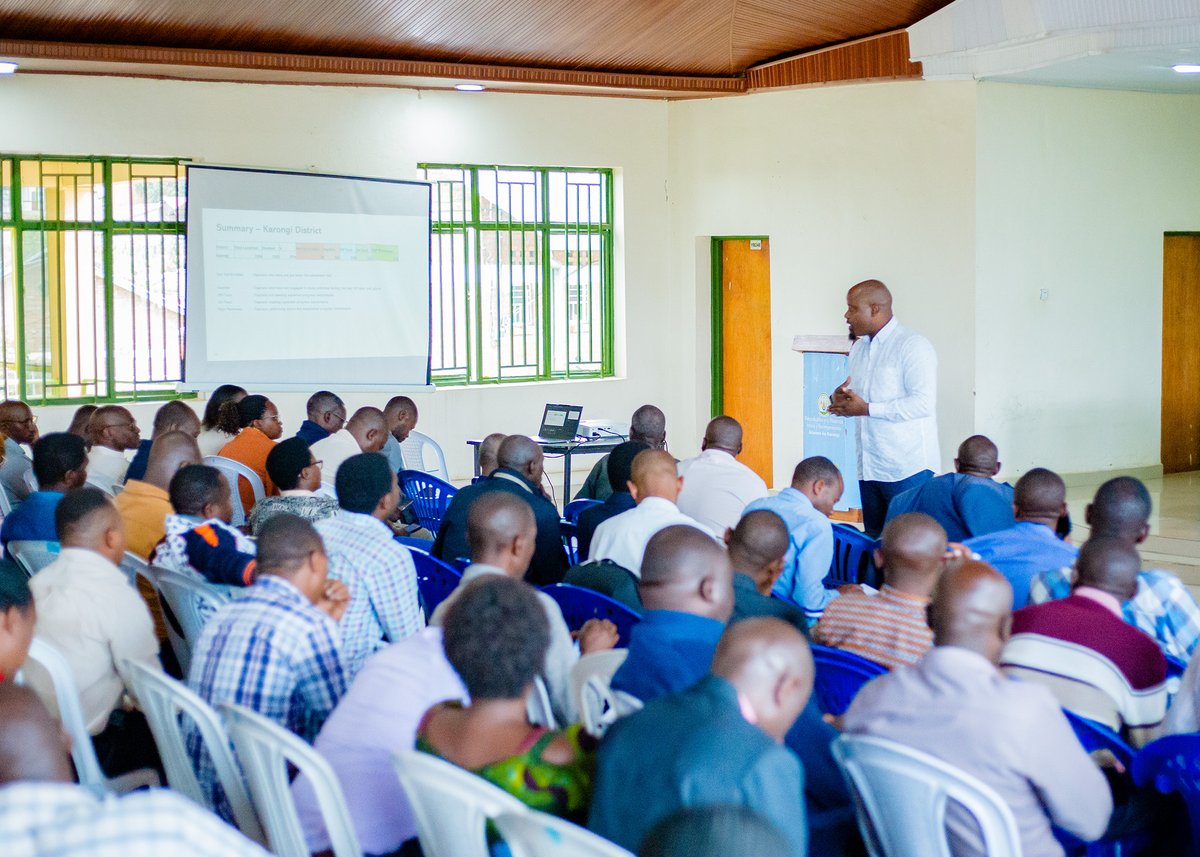REBRwanda's tweet photo. Today in @KarongiDistr, DDG REB @mutezigaju chaired the Sensitization &amp; Accountability Meetings, focusing on strengthening leadership engagement and reviewing district- and school-level progress in supporting teachers’ participation in the English Proficiency Training. https://t.co/wQpb2GwNlB