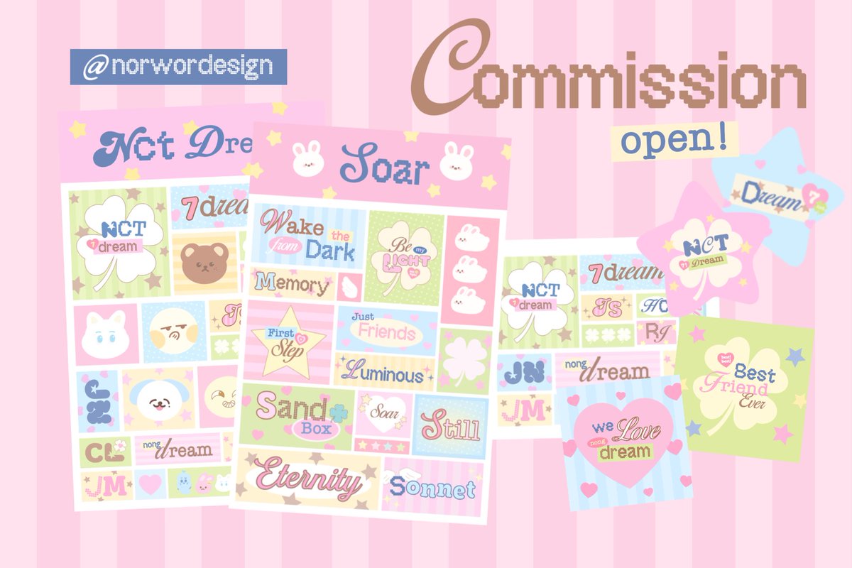 commission open ⭐️♥️🍐👚

รับออกแบบสติกเกอร์ โปสการ์ด โปสเตอร์ งานเขียนลายมือ งานวาด รองาน 2-3 วันคับ 🏃🏽‍♀️‍➡️

รอบนี้เปิดรับคิวจำนวนจำกัดนะคับ 

สนใจสอบถามรายละเอียดเพิ่มเติม ก๊อกๆ dm มาได้เลยคับ <3

#รับออกแบบ #รับออกแบบของแจก 
#รับออกแบบgiveaway #รับออกแบบลายน้ํา
