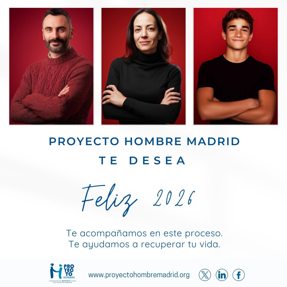 Os deseamos a todos un feliz 2026 lleno de salud y felicidad.

Comienza un nuevo año lleno de nuevas oportunidades.

Nosotros seguimos a tu lado. Sabemos que superar una adicción no es sencillo, pero no tienes que hacerlo solo/a. 

🔗 bit.ly/44kFTnd

☎️ 638155383