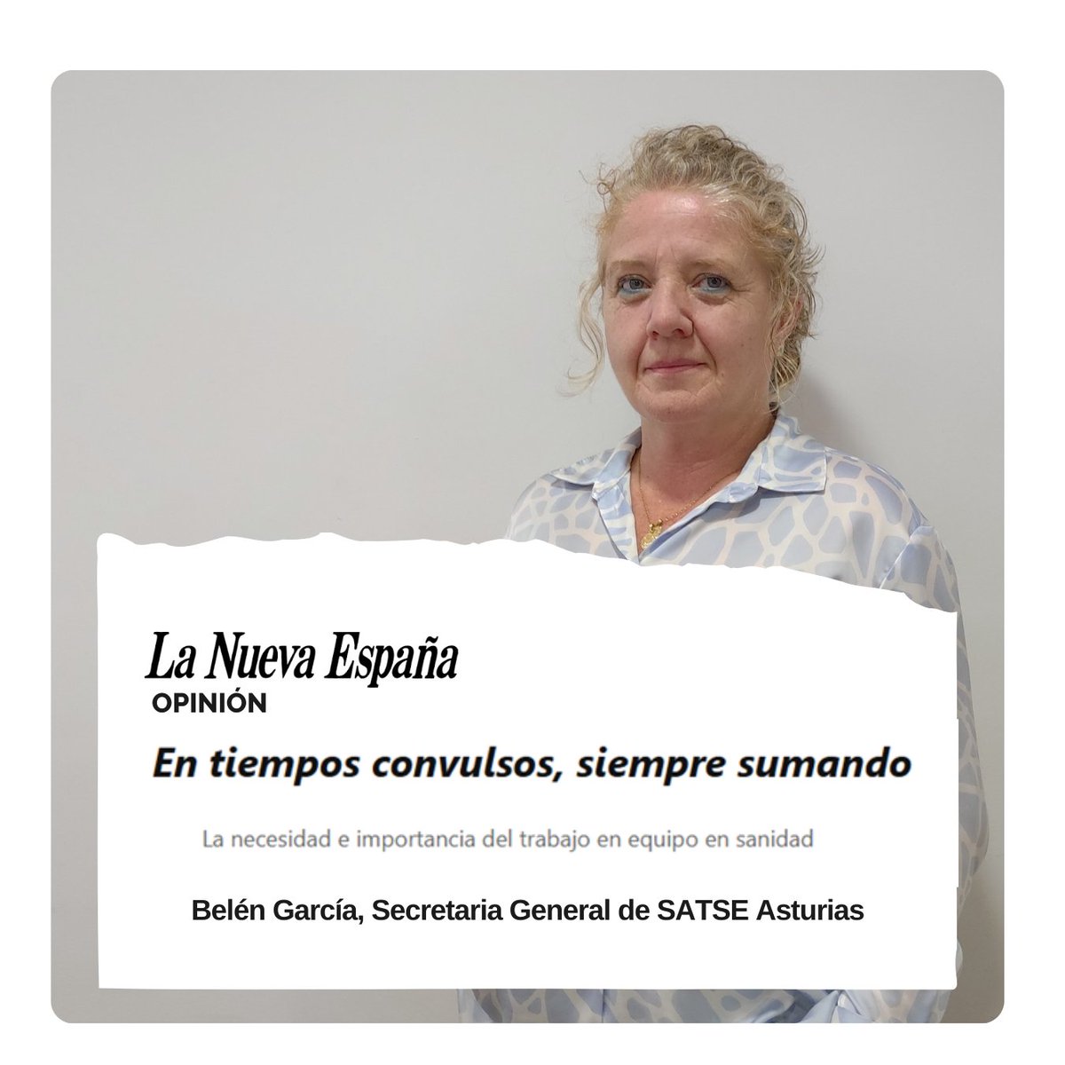 Merecemos respeto profesional y la clasificación que nos corresponde
❌Se confunden si creen que permaneceremos pasivas ante los agravios hacia nuestra profesión, vital para la salud y bienestar de la sociedad
📰Opinión publicada en prensa y en nuestra web
acortar.link/bFfn46
