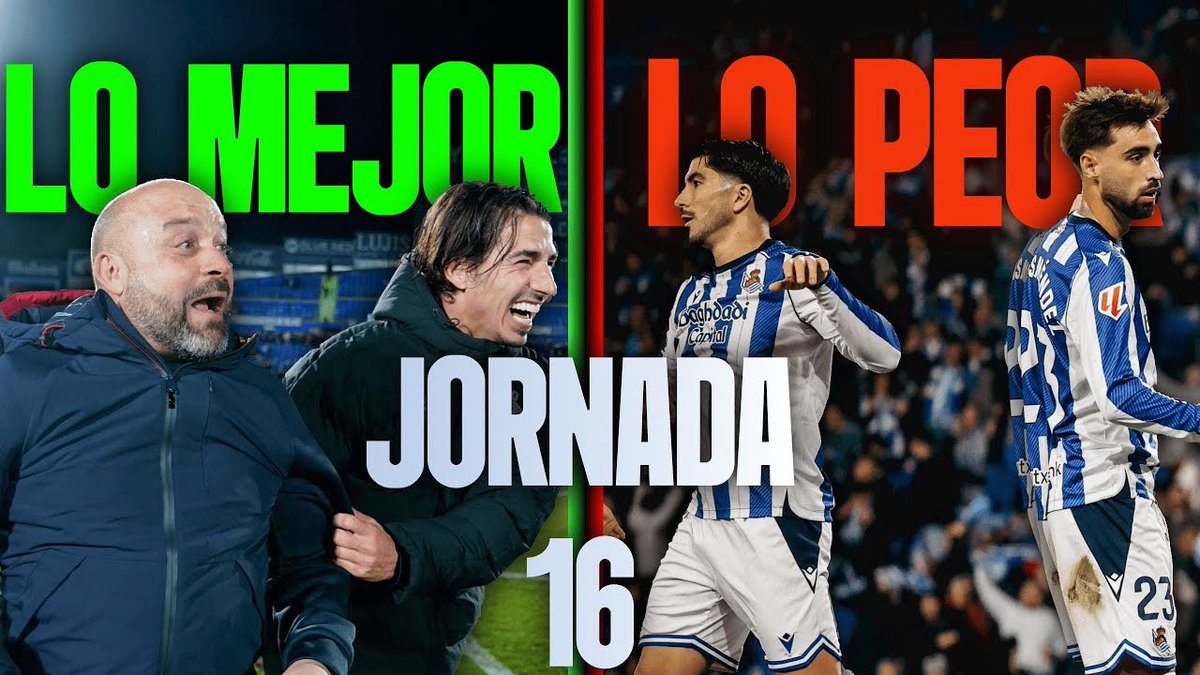 Ha sido una jornada dura de ver, para que mentirnos, pero el análisis ha quedado chulo. Pásate!

LO MEJOR Y LO PEOR DE LA JORNADA 16
youtu.be/OPLjXUyM4xs