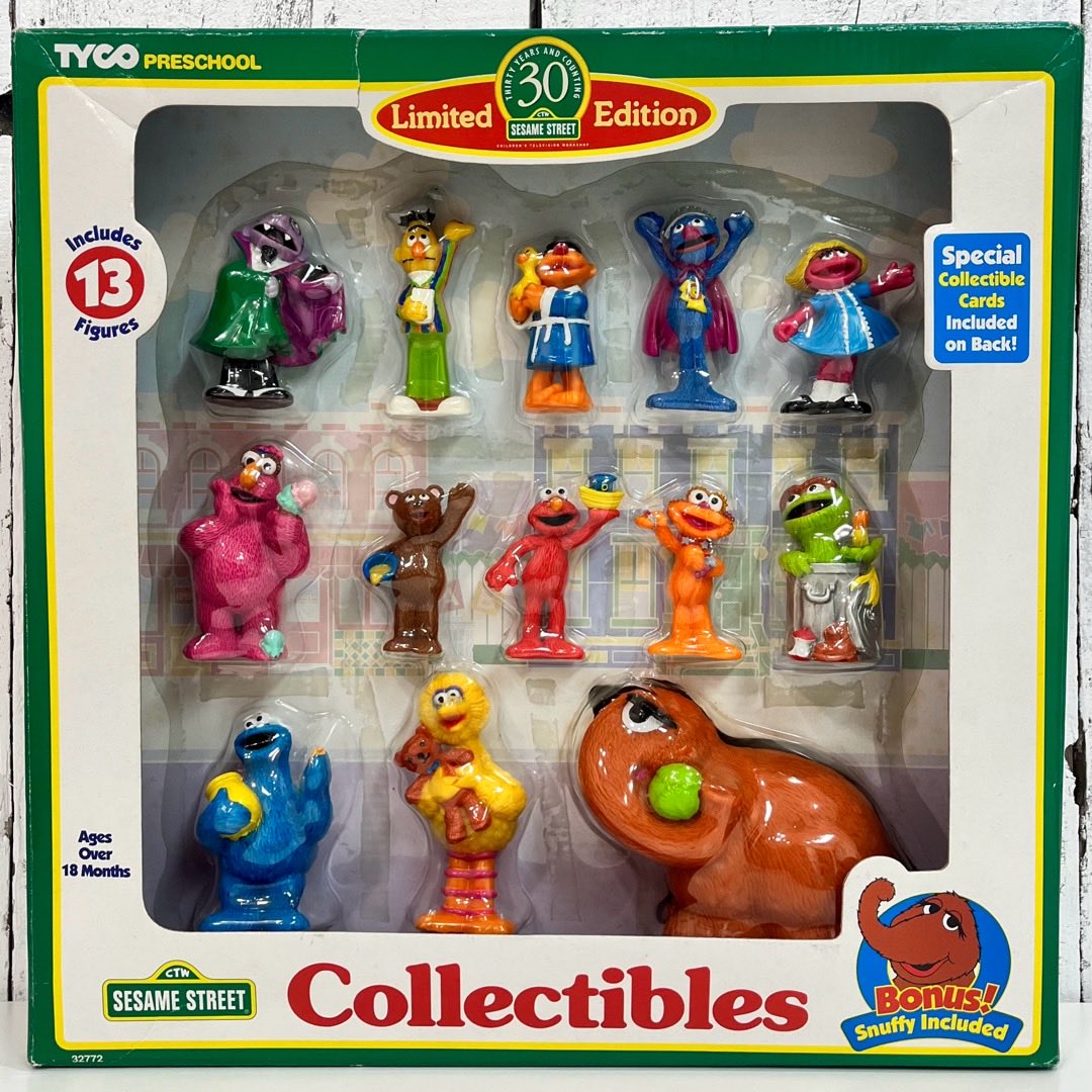 90年代 #セサミストリート #pvcフィギュア セット入荷しました
