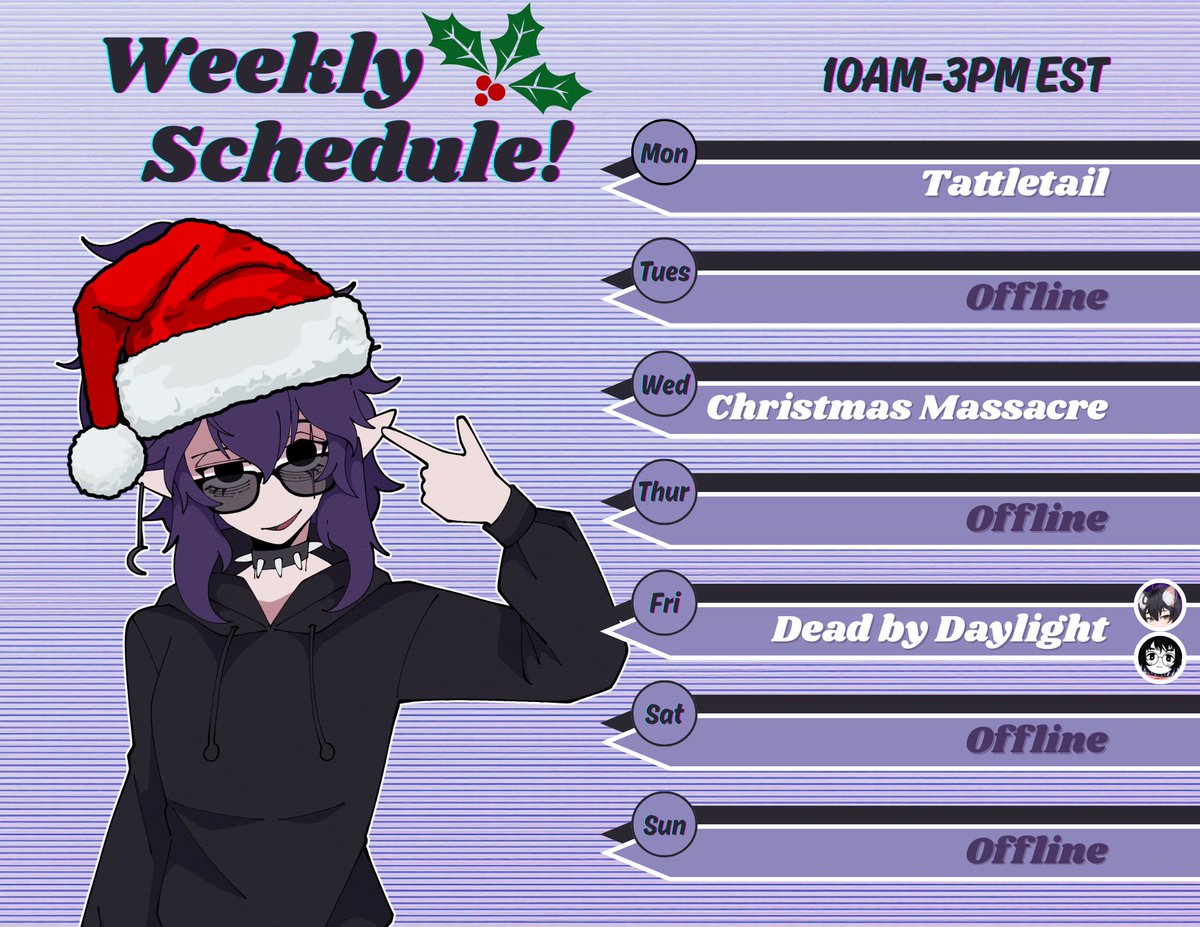 MavethVT's tweet image. can't stream next week so THIS week is  CRIMBUS WEEK

oops all christmas horror games!! 🎅🏻

Live Monday, Wednesday &amp;amp; Friday (link in bio)