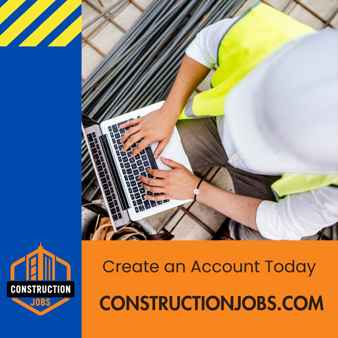 Don't wait and start searching for your next construction career today!

Creating an account, uploading your resume, and applying is always free at constructionjobs.com. Get started now at constructionjobs.com/candidate_regi…

#constructionjobs #jobboard #jobsearch #resumehelp
