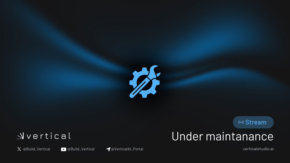 🚨 Attention 

Vertical Stream is under maintenance 

Devs are migrating Stream v2 into production, we’re launching very soon⚡️

Sorry for the inconvenience!